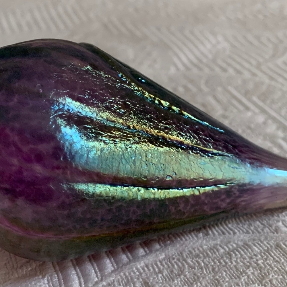 Robert Held Art Glass Conch Shell Paperweight